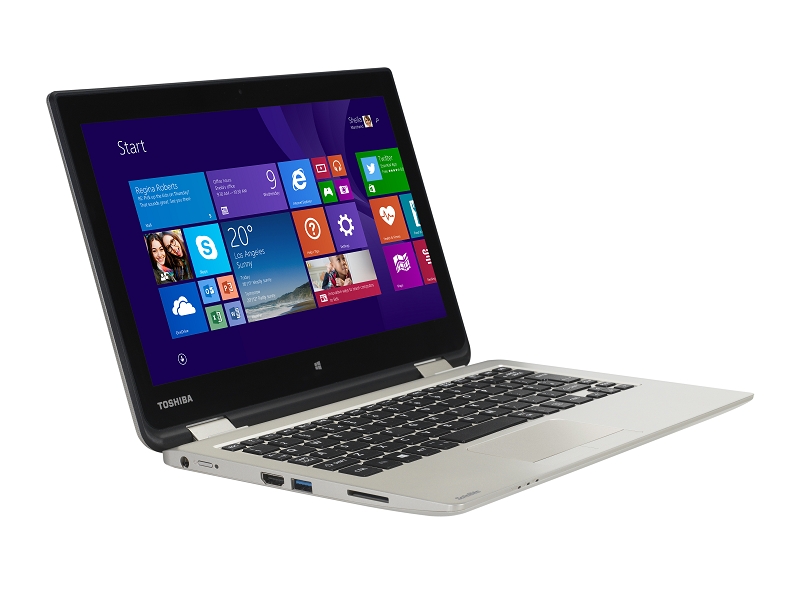 Satellite Radius 11 L10W-B Laptop mode 03 with screen