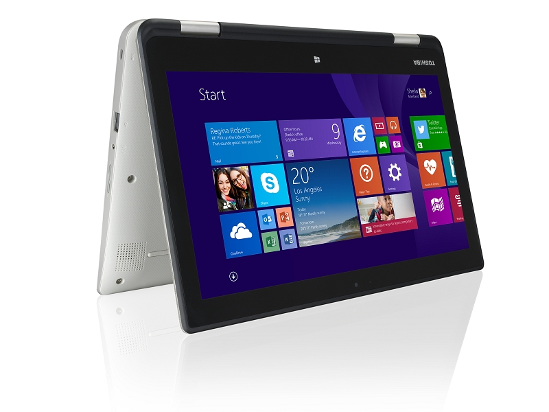 Satellite Radius 11 L10W-B Presentation mode beauty 01 with screen