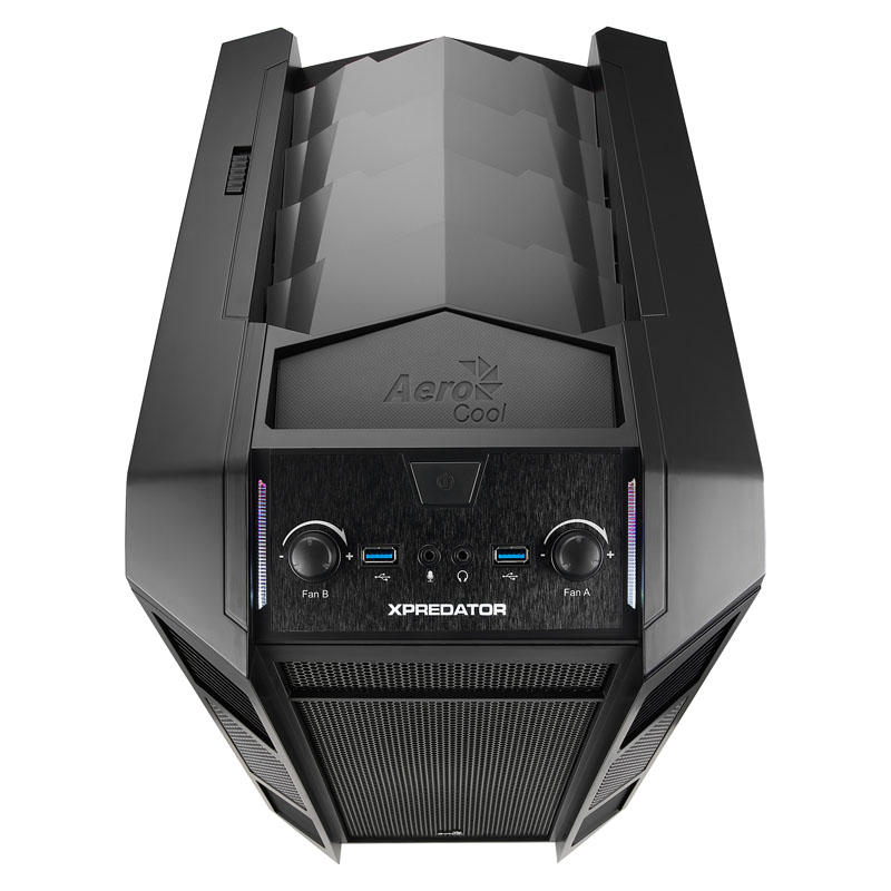 Aerocool Xpredator Cube Micro-ATX Gehäuse - schwarz 6