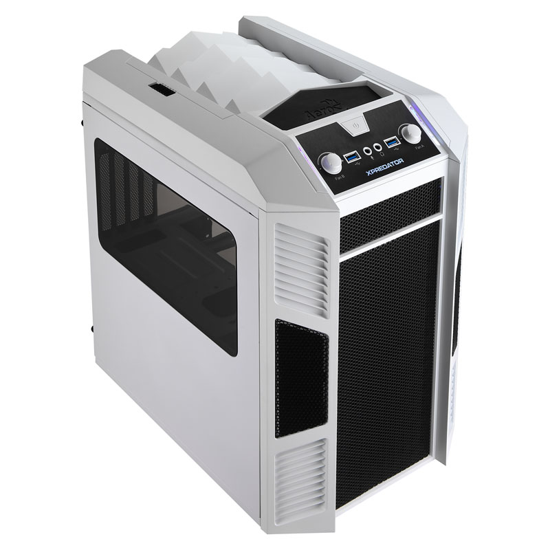 Aerocool Xpredator Cube Micro-ATX Gehäuse - weiß-schwarz 1