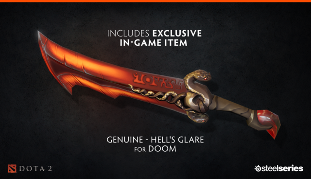 Rival Dota 2 - 07 - In-Game Item Hells Glare for Doom