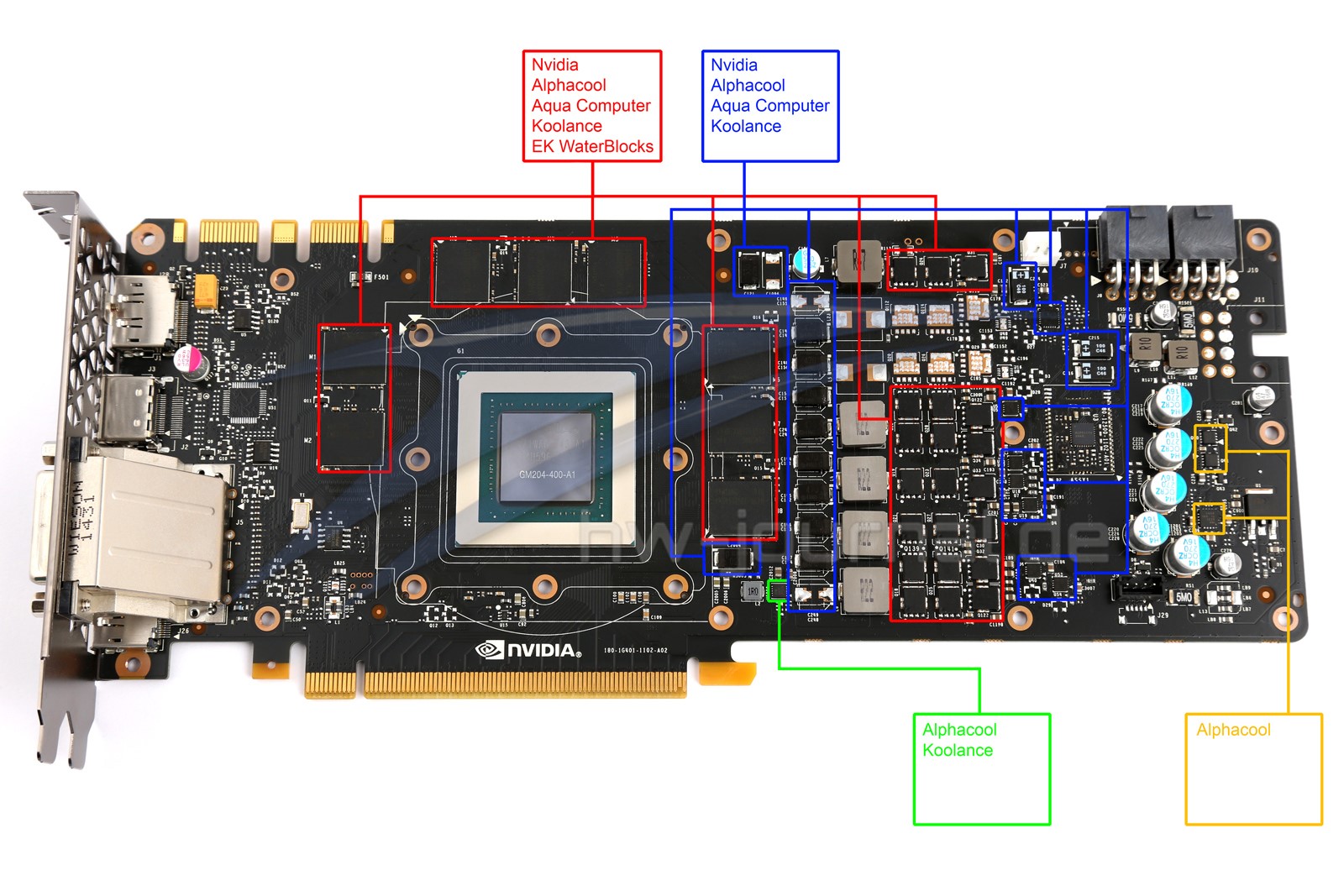 Схема видеокарты nvidia