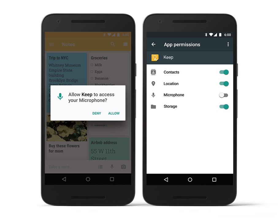 Android 6 0 Marshmallow AppPermissions