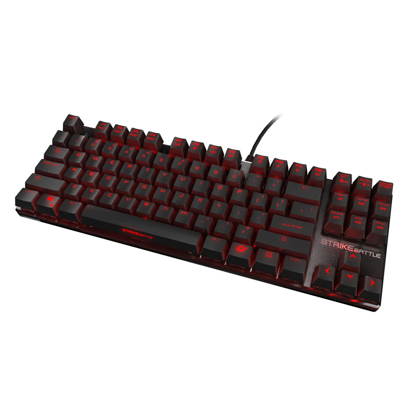 OZONE STRIKE BATTLE Tastatur MX Red schwarz 1