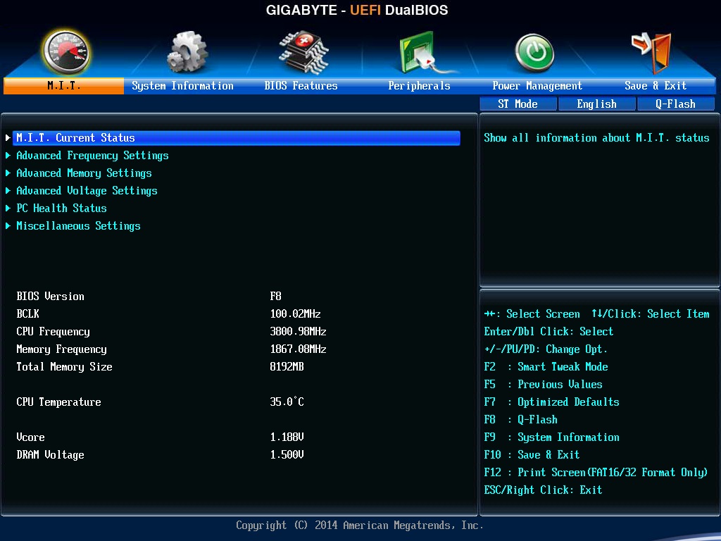 Gigabyte Z97 HD3 Bios 12
