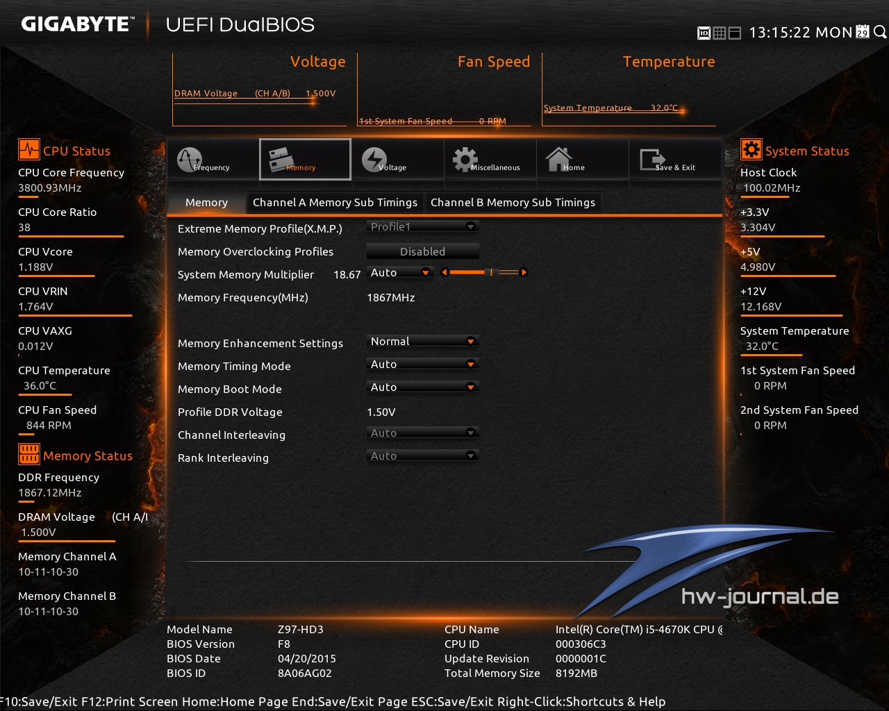 Gigabyte Z97 HD3 Bios 2
