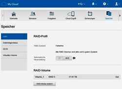 WD Mycloud DL4100 20