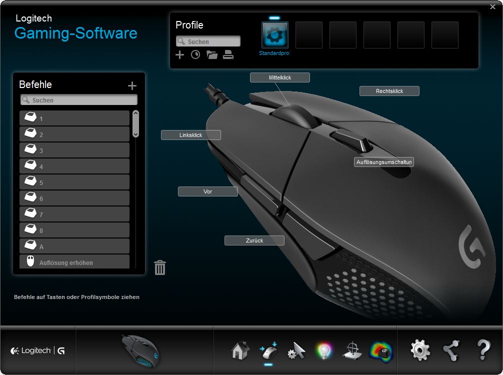 02 logitech software tasten anpassen