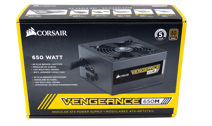 Corsair Vengeance 650M karton