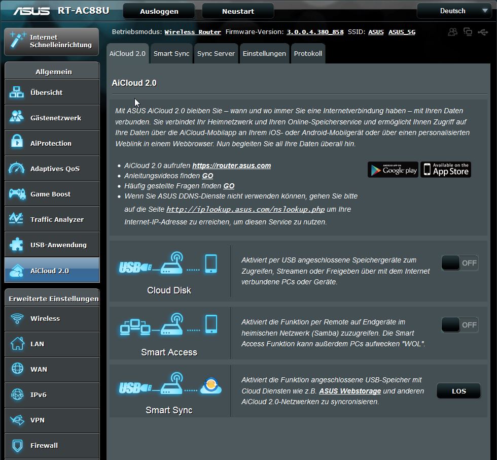 Asus RT AC88U Webinterface 11