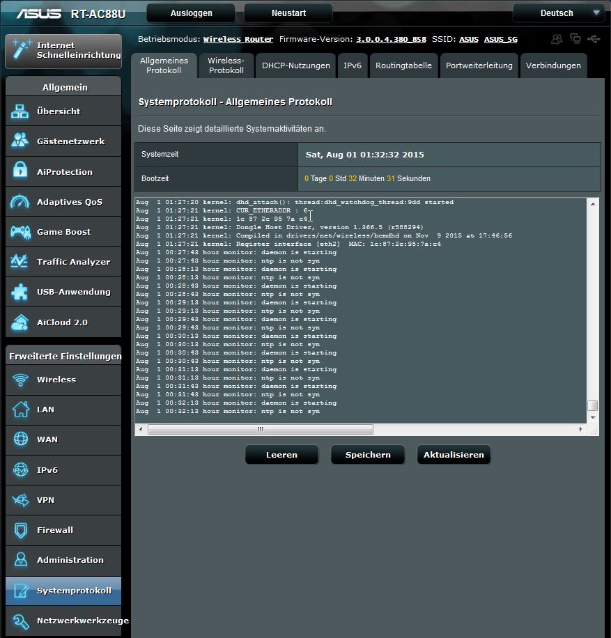 Asus RT AC88U Webinterface 20