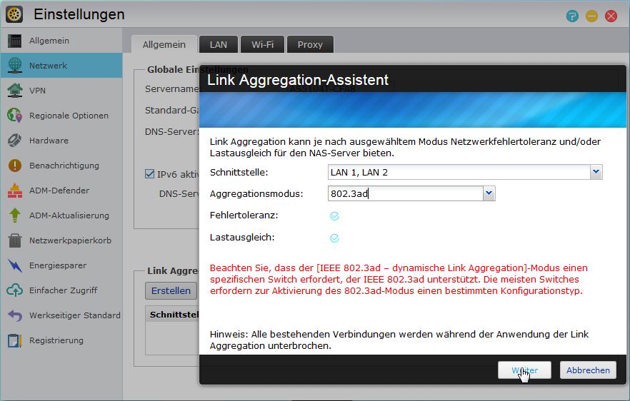 AS5104T Interface Einstellungen 16