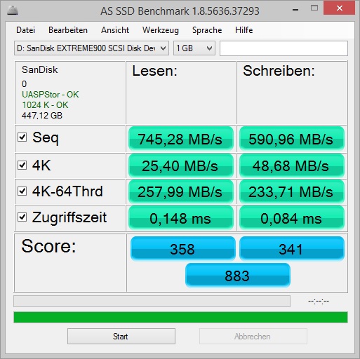 USB 3.1 AS SSD