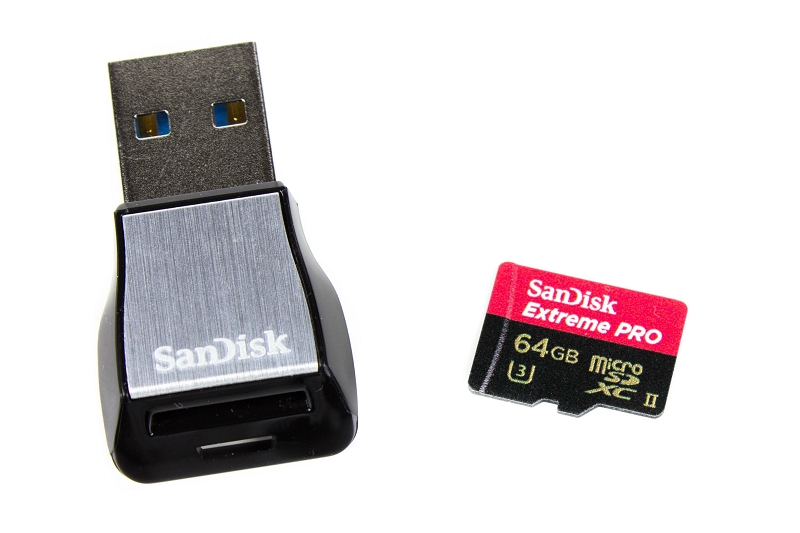 SanDisk Extreme Pro MicroSD 64GB Opener