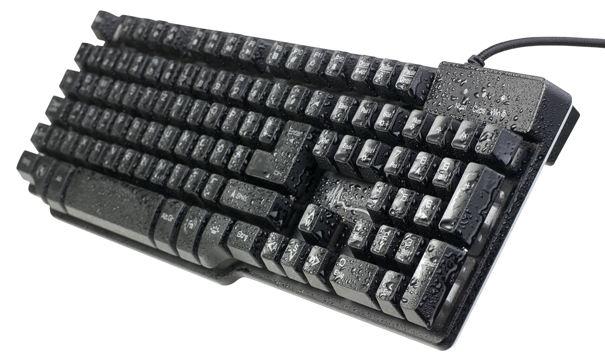 Generalkeys Halbmechanische USB Gaming Tastatur 1