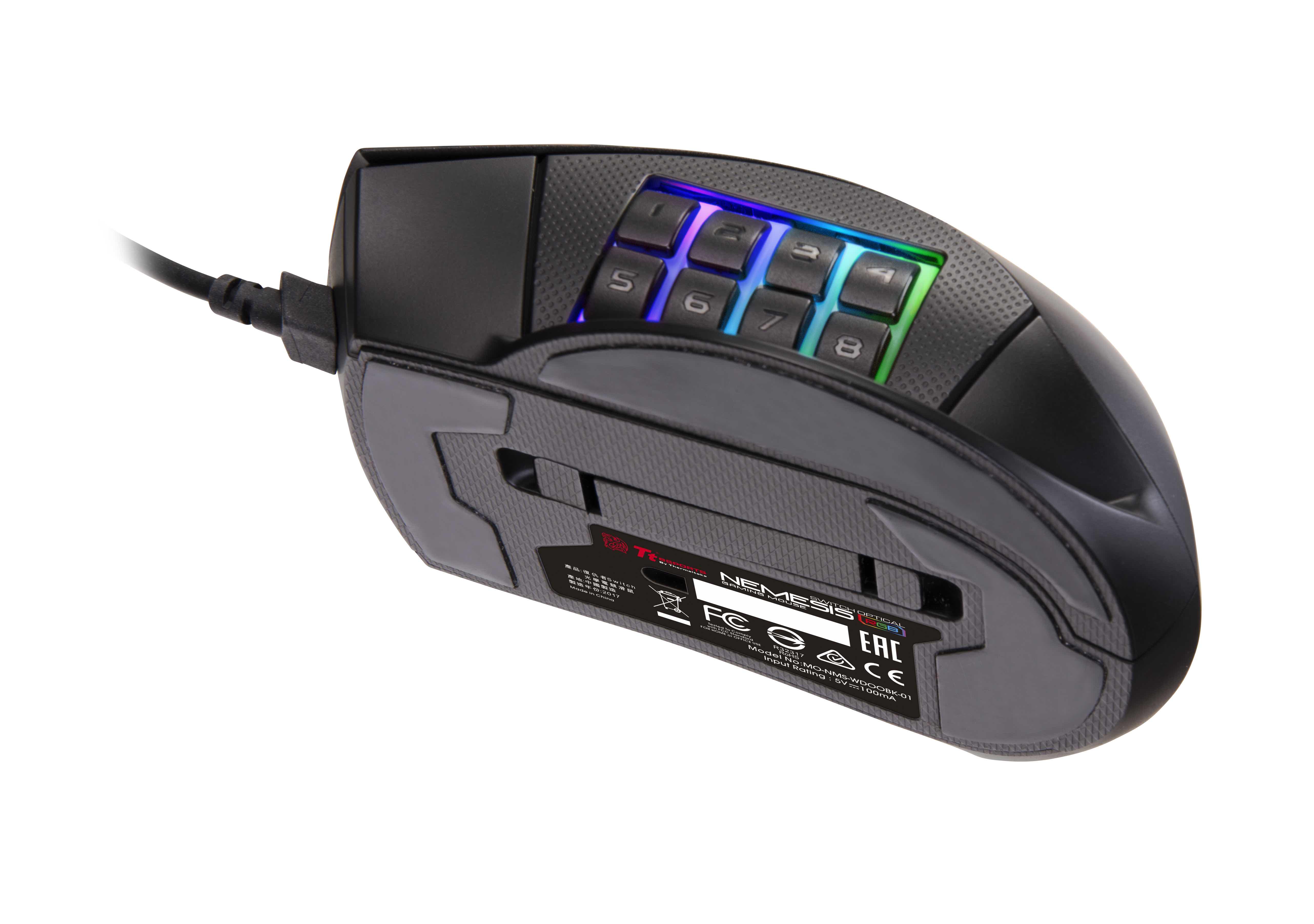 Tt eSPORTS NEMESIS Switch Optical RGB Gaming Mouse 7