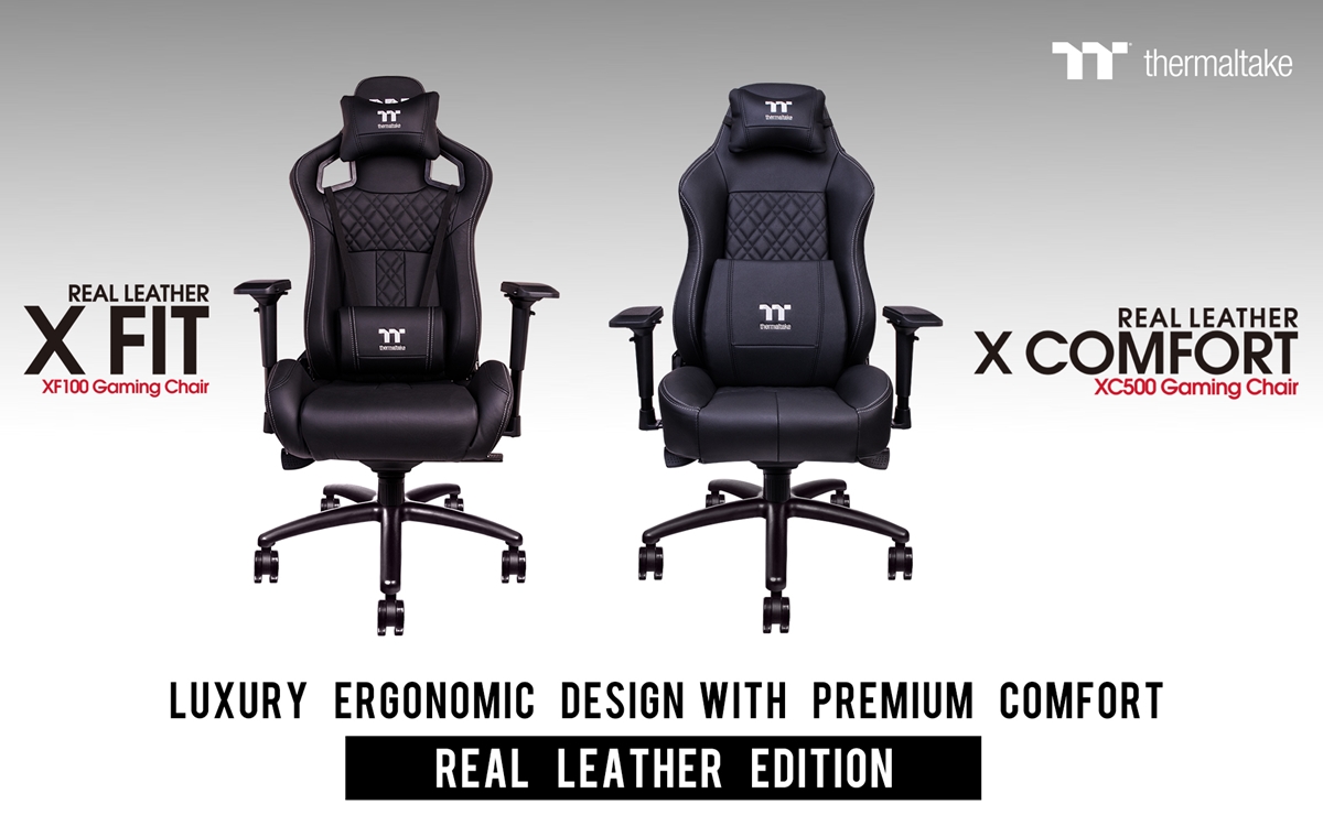 Tt eSPORTS X FIT X COMFORT Real Leather Gaming Chair 1