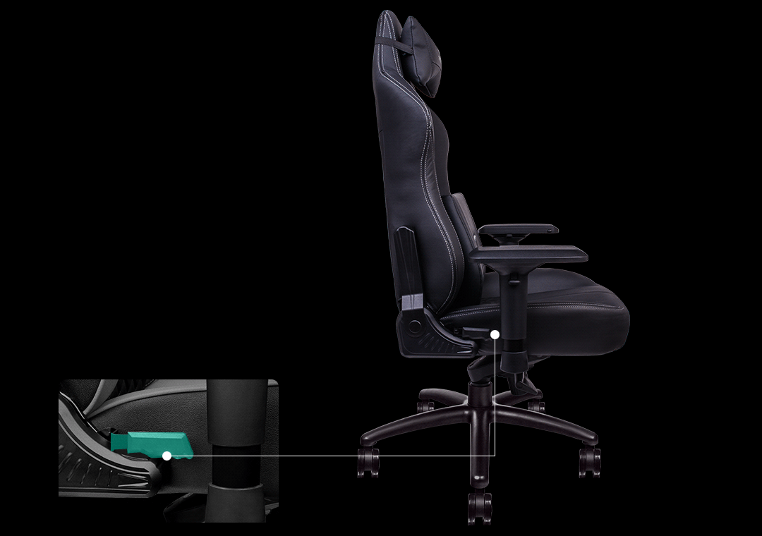 Tt eSPORTS X FIT X COMFORT Real Leather Gaming Chair 11