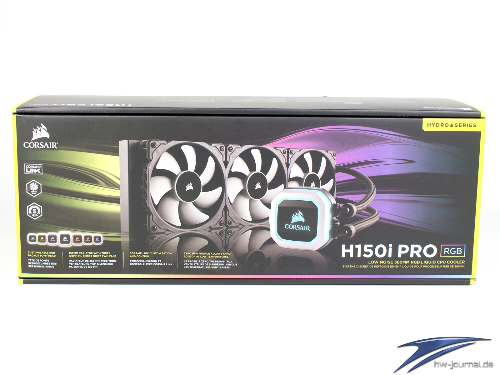 Test: Corsair H150i Pro RGB - Hardware Journal