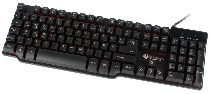 GeneralKeys USB Gaming Tastatur opener