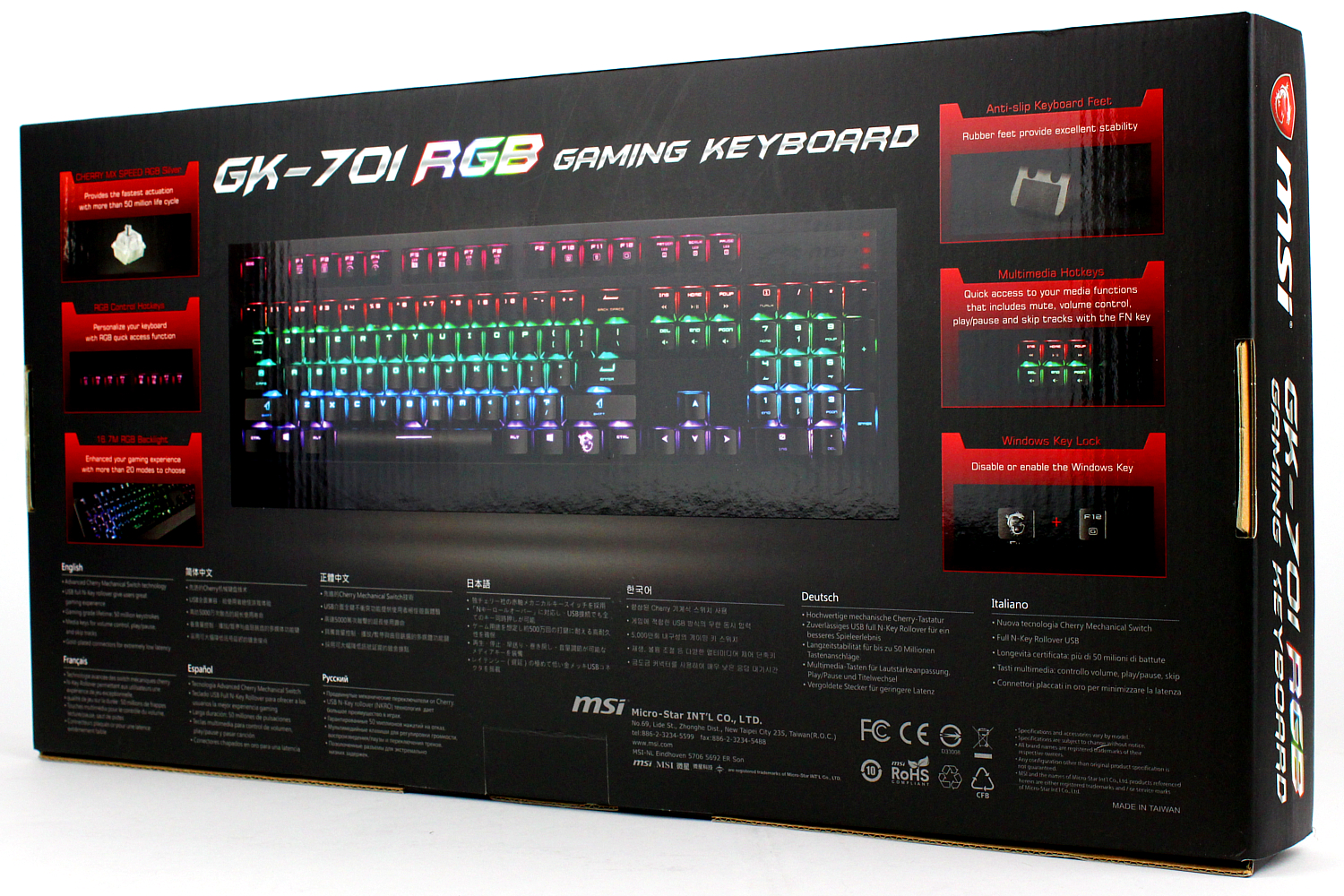 MSI GK 701 RGB 3