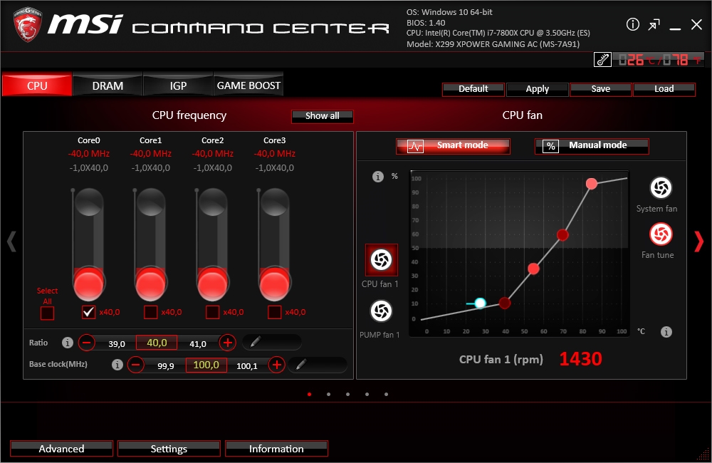 MSI X299 XPower Gaming CC 1