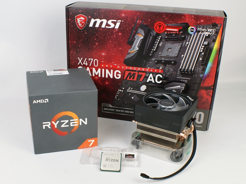 AMD Ryzen 7 2700X MSI X470 Gaming M7 AC