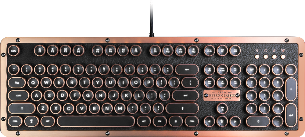 AZIO Retro Classic Tastatur 1
