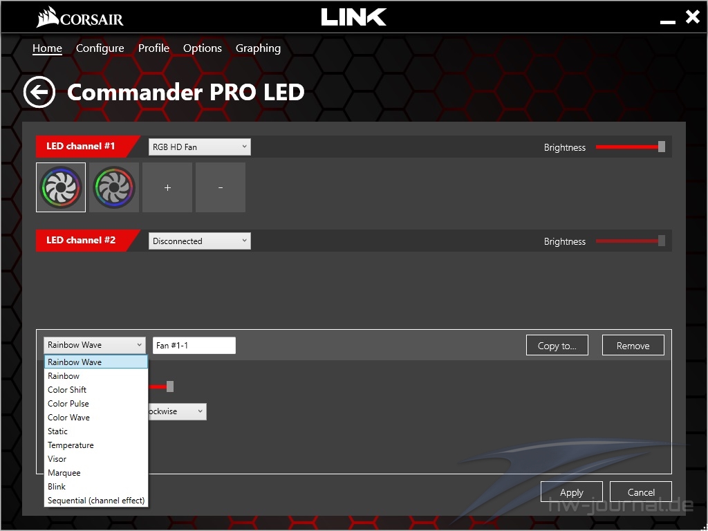 Corsair Commander Pro HD140 LED RGB 25