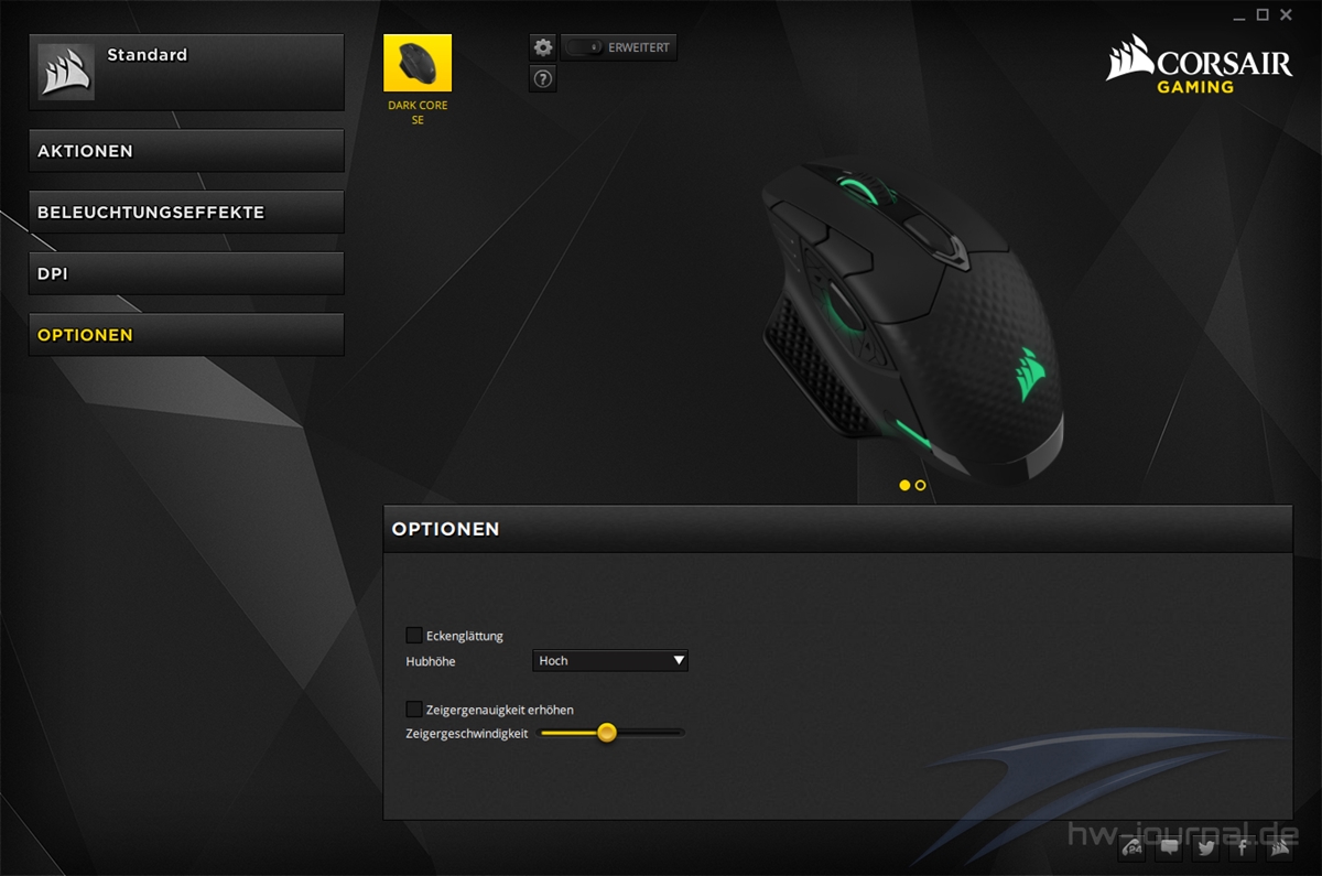 Corsair Dark Core RGB SE CUE 11