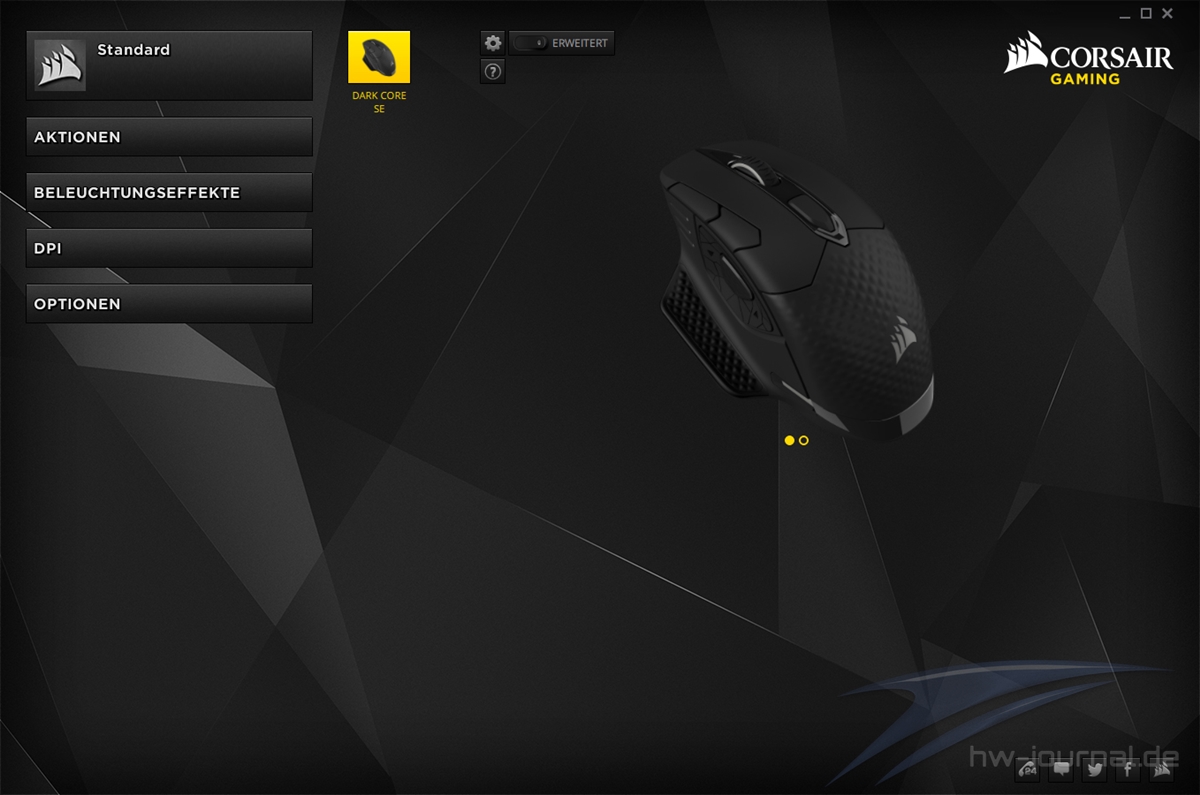 Corsair Dark Core RGB SE CUE 2