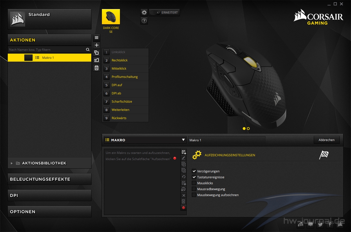 Corsair Dark Core RGB SE CUE 3