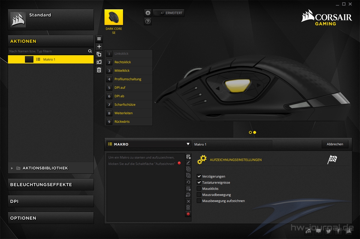 Corsair Dark Core RGB SE CUE 3