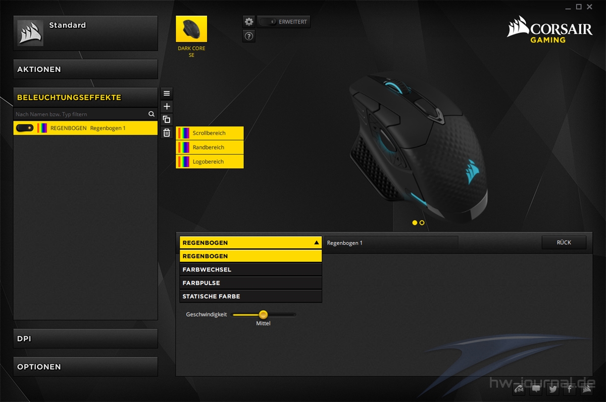 Corsair Dark Core RGB SE CUE 3