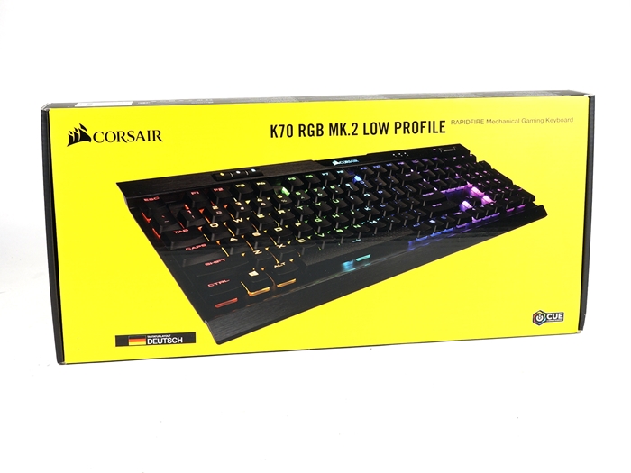 Corsair K70 RGB MK 2 Low Profile Rapidfire 1k
