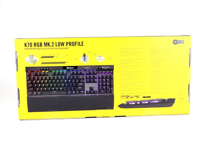 Corsair K70 RGB MK 2 Low Profile Rapidfire 1k