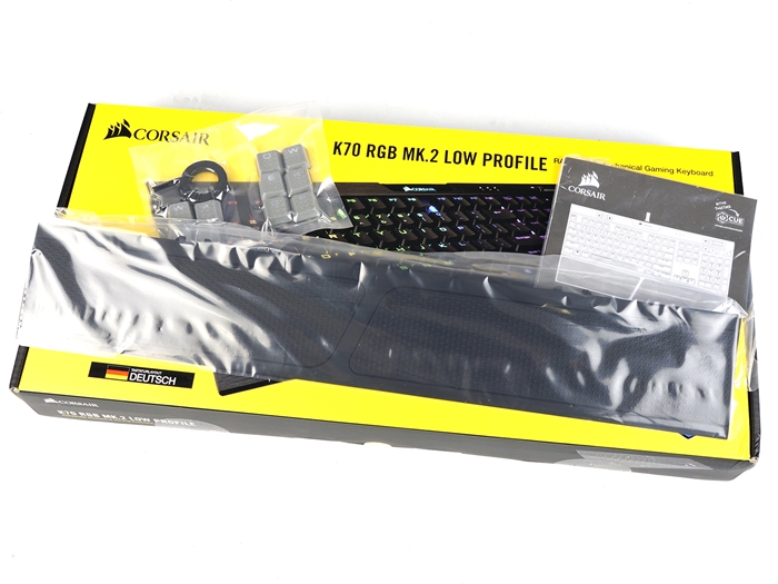 Corsair K70 RGB MK 2 Low Profile Rapidfire 1k