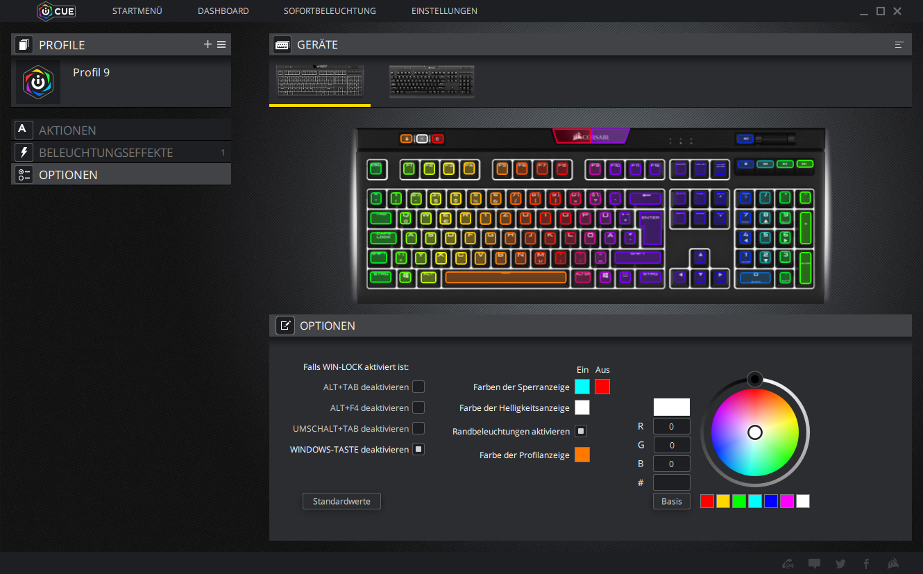 K70 Strafe Vergleich Software 4
