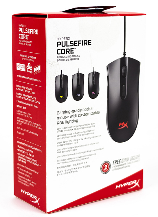 HyperX Pulsefire Core Fury S 2