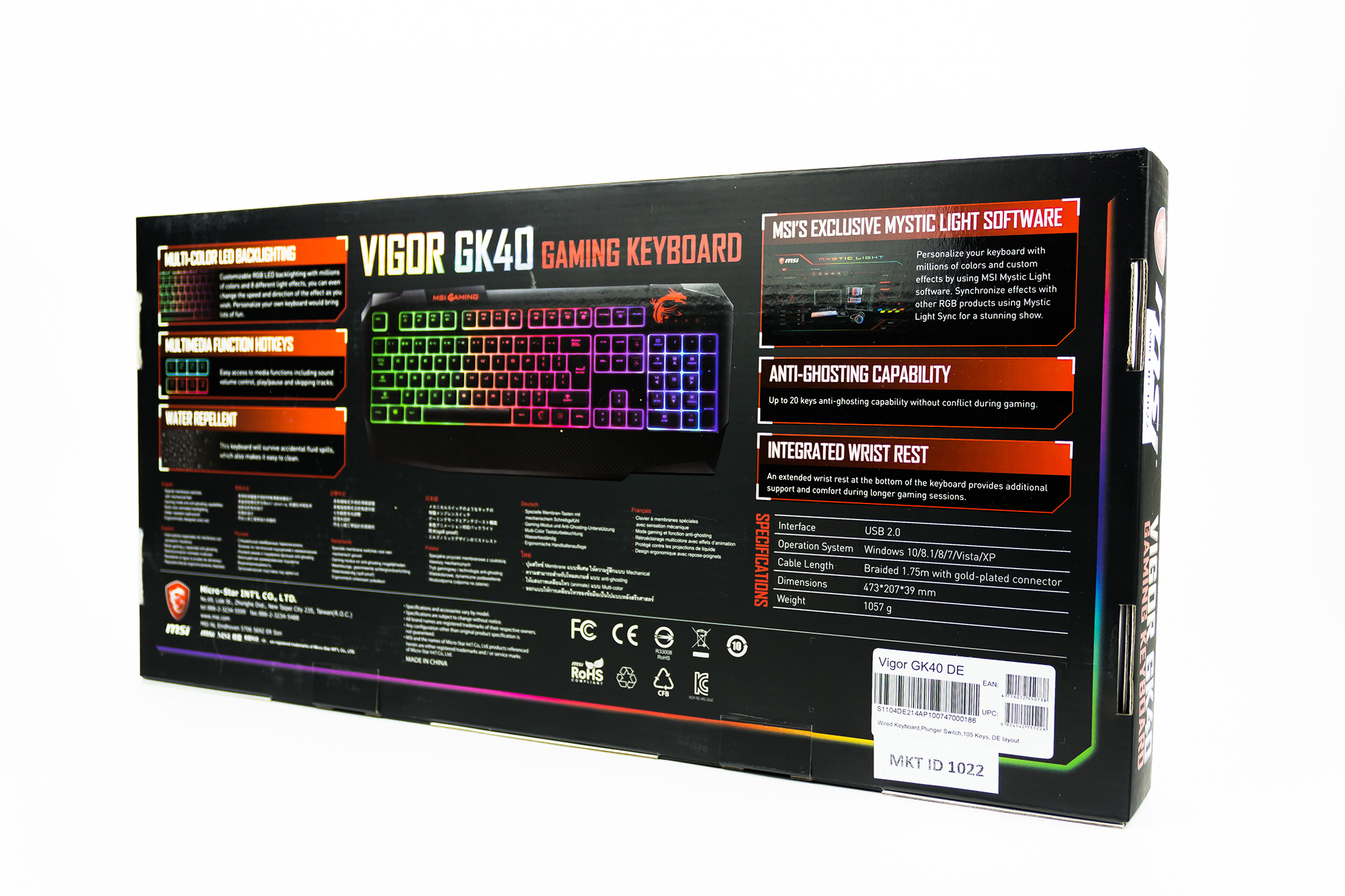 MSI Vigor GK40 3