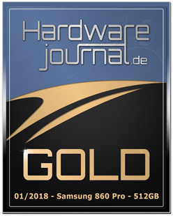 Samsung 860 Pro 512GB award