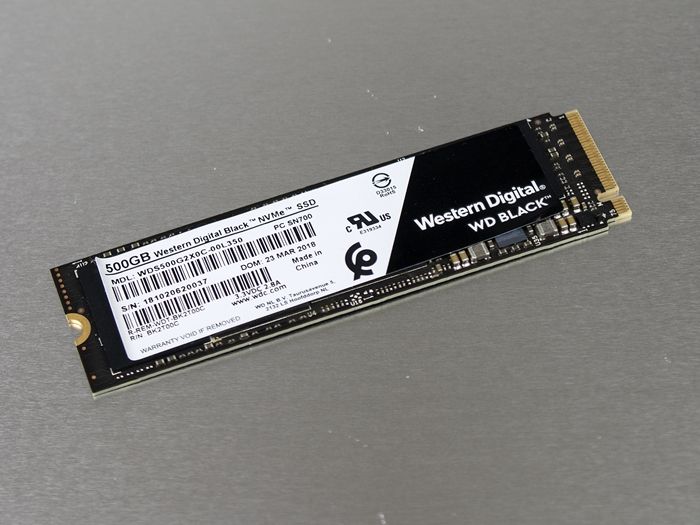 Western Digital WD Black NVMe SSD 500GB 12k