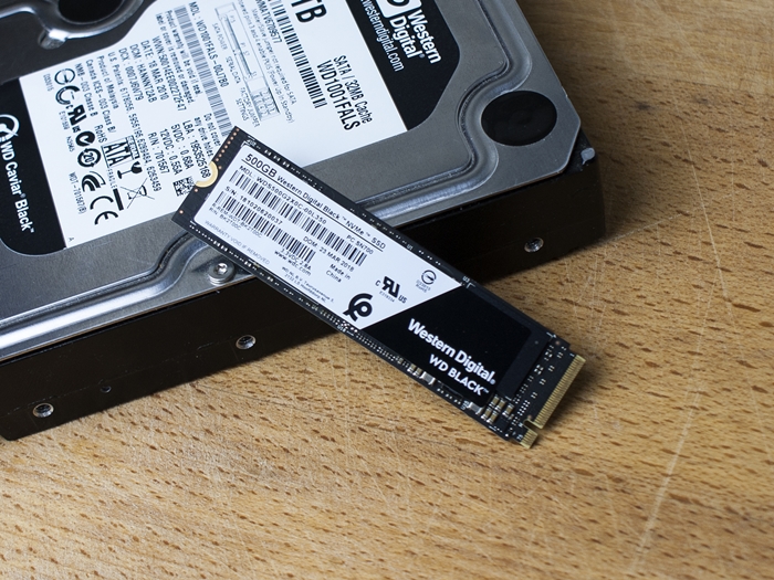 Western Digital WD Black NVMe SSD 500GB 9k