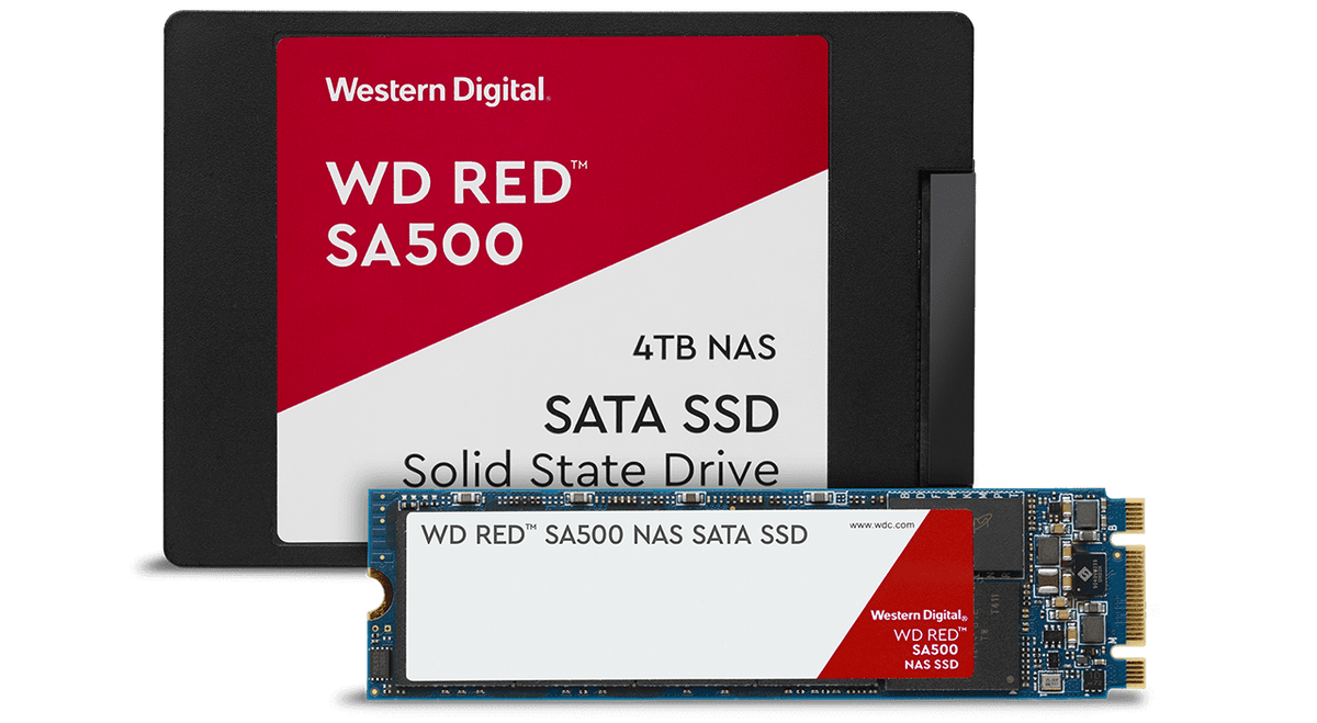 WD Red HDD SSD NAS SA500 2