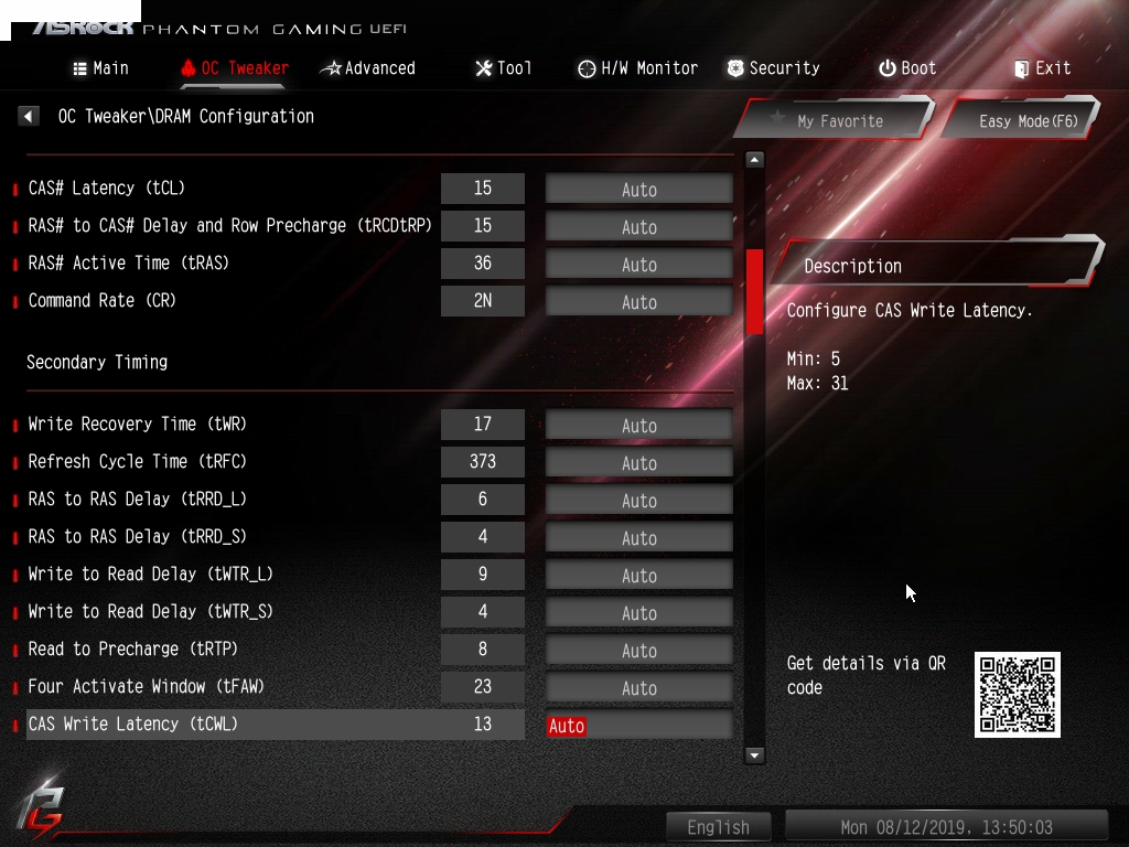 ASRock Z390 Phantom Gaming X Bios 14