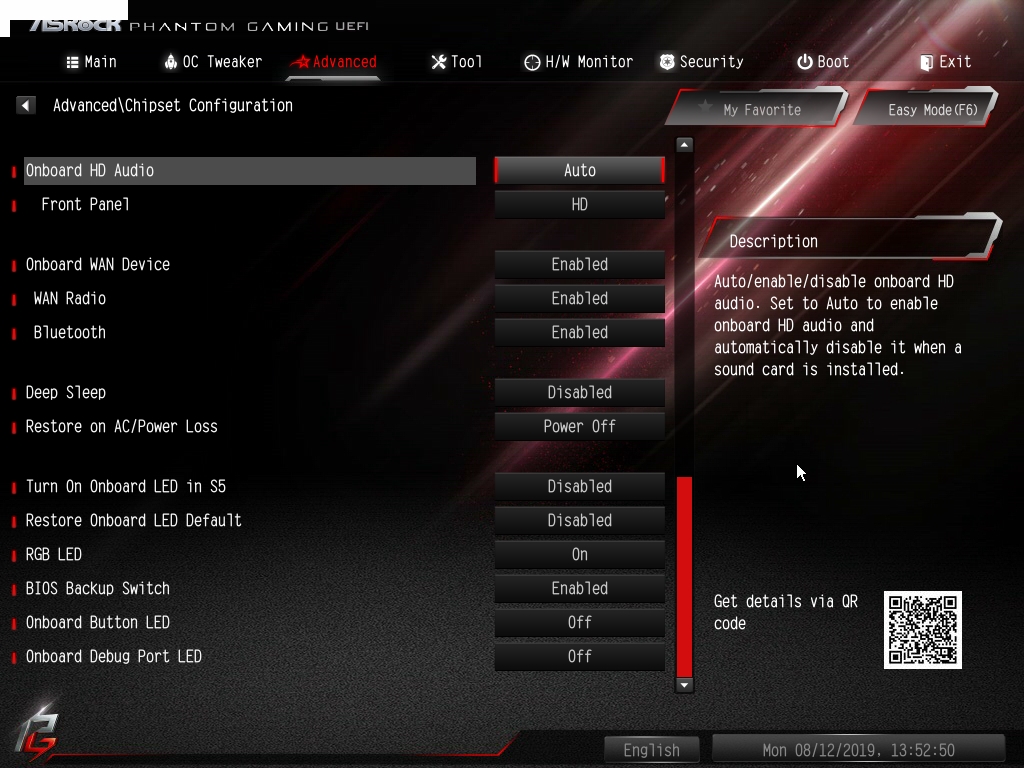 ASRock Z390 Phantom Gaming X Bios 29