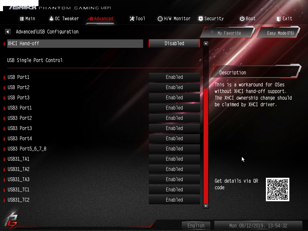 ASRock Z390 Phantom Gaming X Bios 37