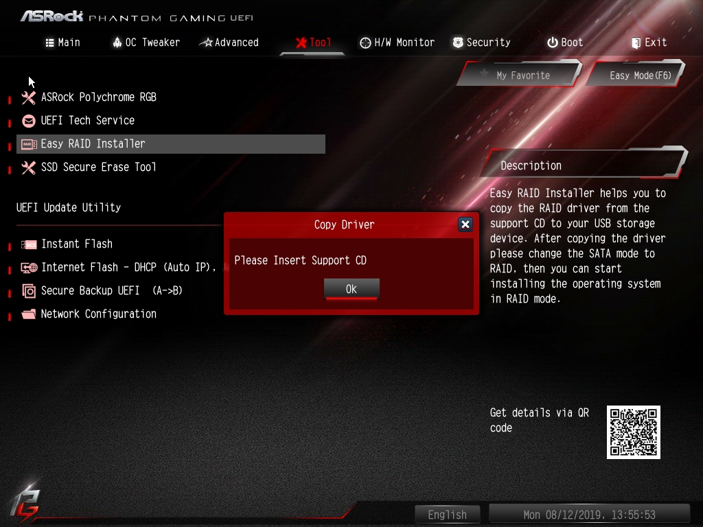 ASRock Z390 Phantom Gaming X Bios 45
