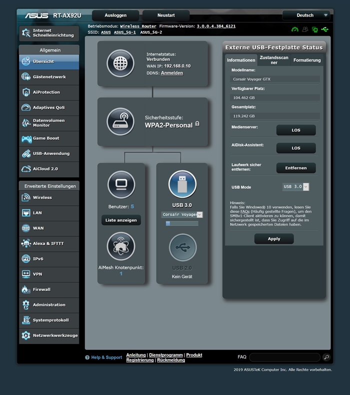 ASUS AiMesh AX6100 68
