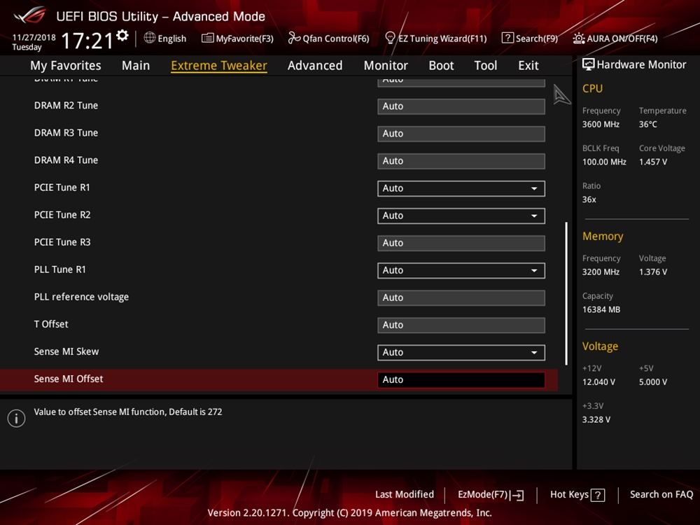 ASUS ROG Crosshair VIII Impact Bios 24